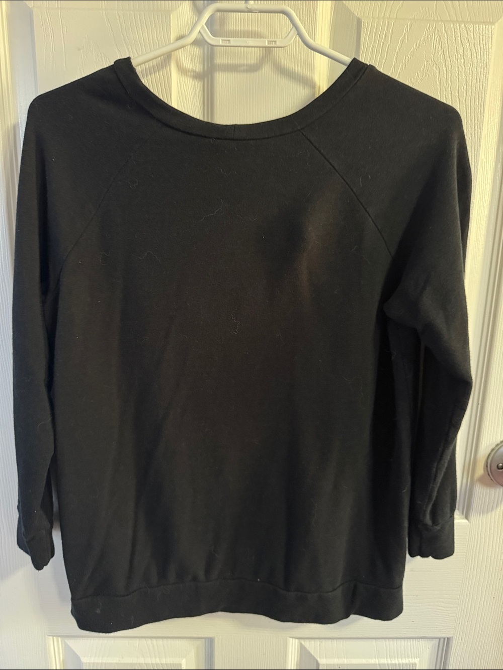 Black 'BE BRAVE.' Graphic Crewneck Sweatshirt - Picture 4 of 4